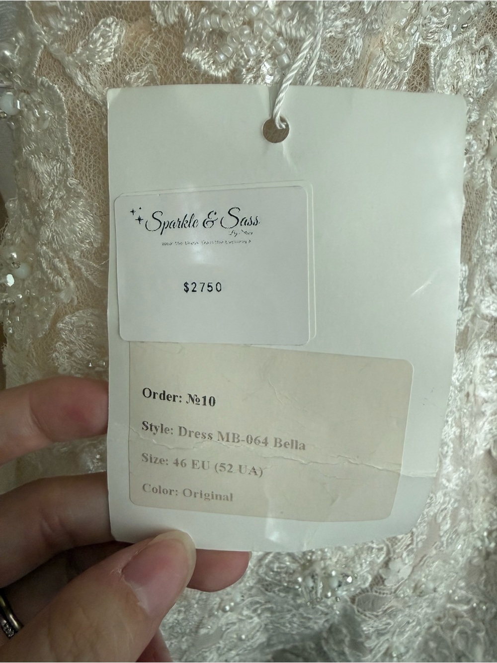 Elly Haute Couture "Bella" Size 14 Bridal Gown Designer Sample - IVORY - Picture 6 of 17